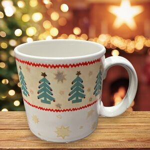Vtg Charpente Christmas Coffee Cocoa Mug Made In Korea